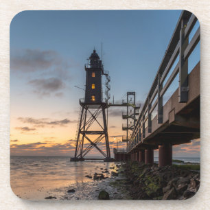 Lighthouses Eversand-Oberfeue Germany Coaster