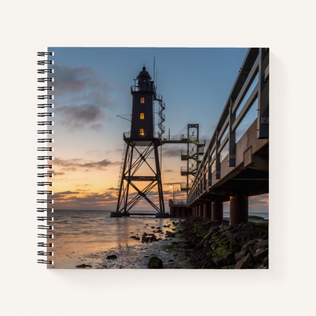 Lighthouses | Eversand-Oberfeue Germany Notebook (Front)