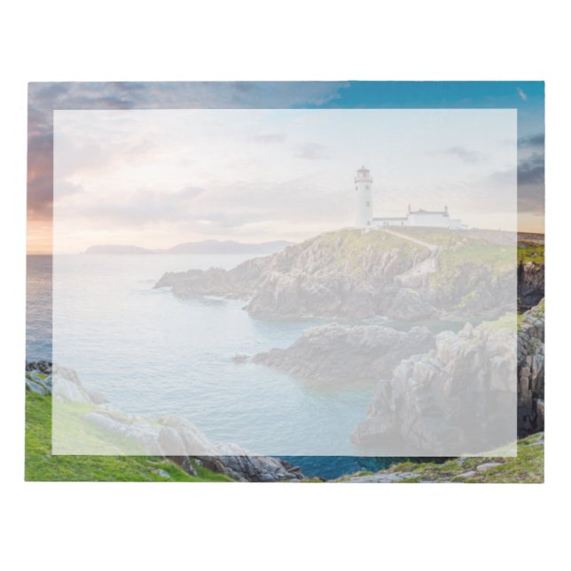Lighthouses | Fanad Head Lighthouse Ireland Notepad (Front)