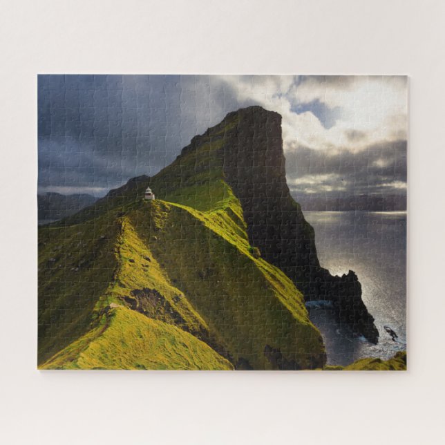 Lighthouses | Faroe Islands Denmark Jigsaw Puzzle (Horizontal)