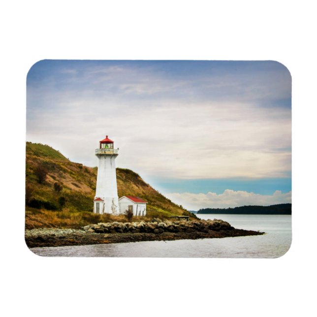 Lighthouses | Georges Island Lighthouse Magnet (Horizontal)