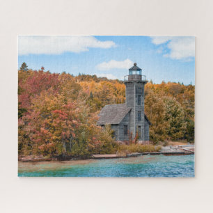 Lighthouses Grand Island East Channel Light Jigsaw Puzzle