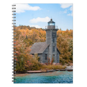 Lighthouses Grand Island East Channel Light Notebook