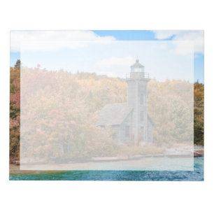 Lighthouses   Grand Island East Channel Light Notepad