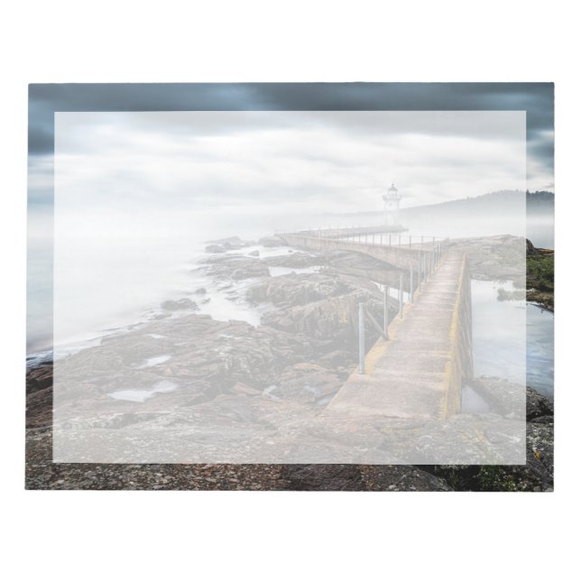 Lighthouses | Grand Marais Lighthouse Minnesota Notepad (Front)