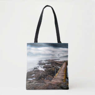Lighthouses Grand Marais Lighthouse Minnesota Tote Bag