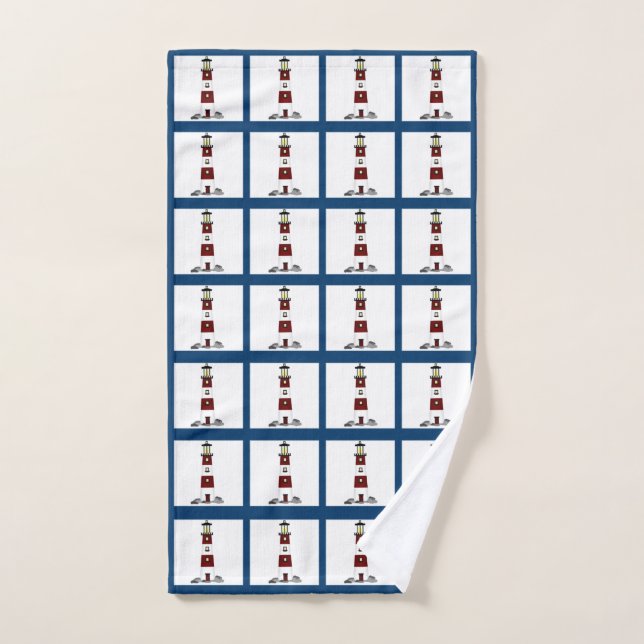 Lighthouses Hand Towel (Hand Towel)