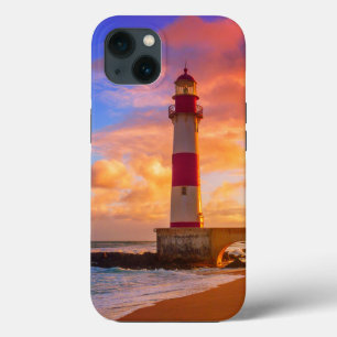Lighthouses Itapuã Lighthouse Bahia Brazil iPhone 13 Case