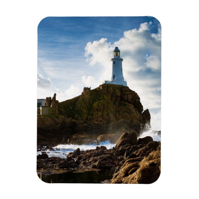Lighthouses | La Corbière Channel Islands Magnet (Vertical)
