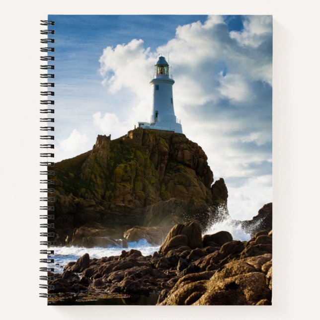 Lighthouses | La Corbière Channel Islands Notebook (Front)