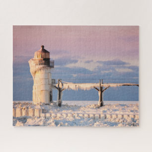 Lighthouses   Lake Michigan Lighthouse Jigsaw Puzzle