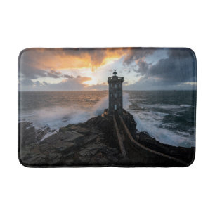 Lighthouses Le Conquet Kermorvan Lighthouse Bath Mat