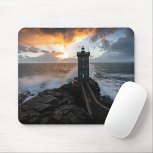 Lighthouses Le Conquet Kermorvan Lighthouse Mouse Pad