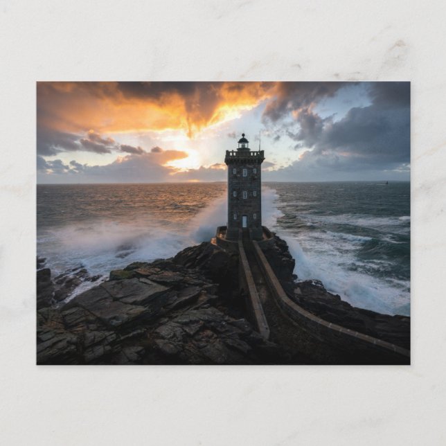 Lighthouses | Le Conquet Kermorvan Lighthouse Postcard (Front)