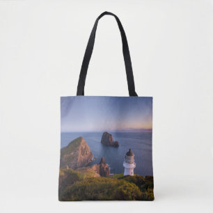 Lighthouses   Lighthouse Cape Brett New Zealand Tote Bag