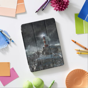 Lighthouses   Lighthouse in the Storm iPad Air Cover
