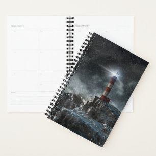 Lighthouses Lighthouse in the Storm Planner