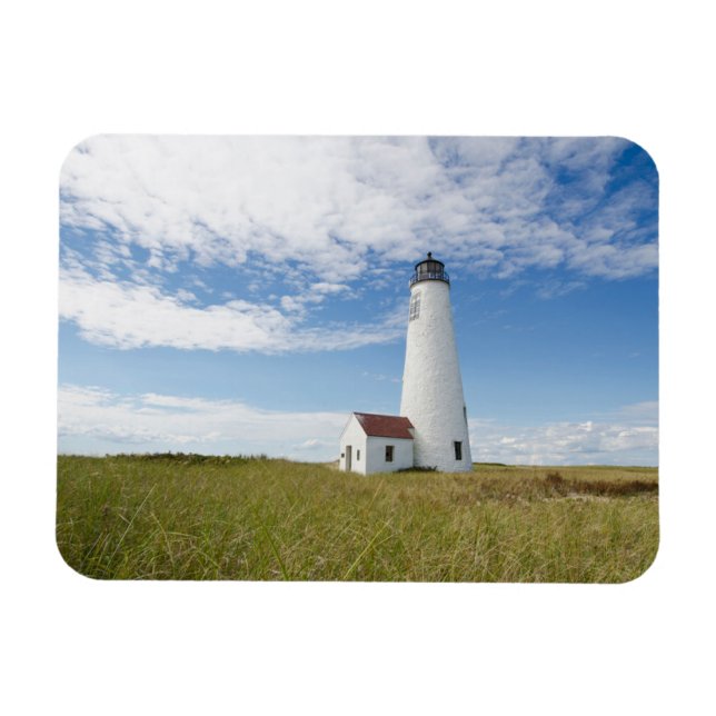 Lighthouses | Lighthouse Massachusetts Magnet (Horizontal)