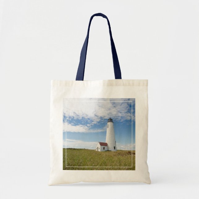 Lighthouses | Lighthouse Massachusetts Tote Bag (Front)