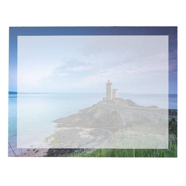 Lighthouses | Lighthouse Plouzané France Notepad (Front)
