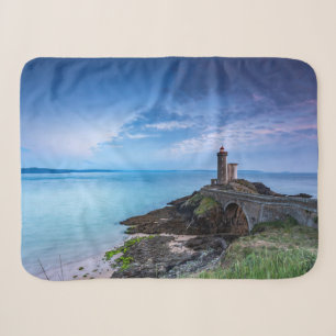 Lighthouses Lighthouse Plouzané France Sherpa Blanket
