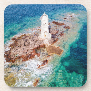 Lighthouses Mangiabarche Lighthouse Italy Coaster