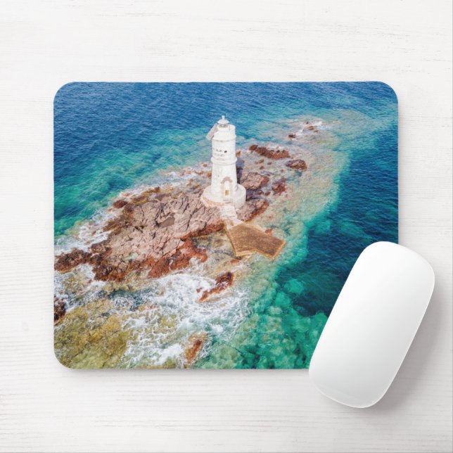 Lighthouses | Mangiabarche Lighthouse Italy Mouse Pad (With Mouse)