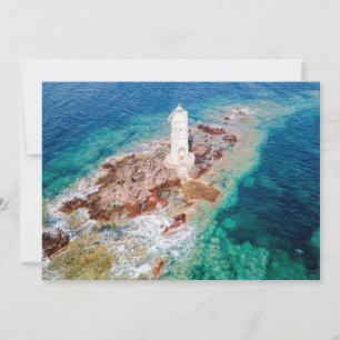 Lighthouses Mangiabarche Lighthouse Italy Thank You Card