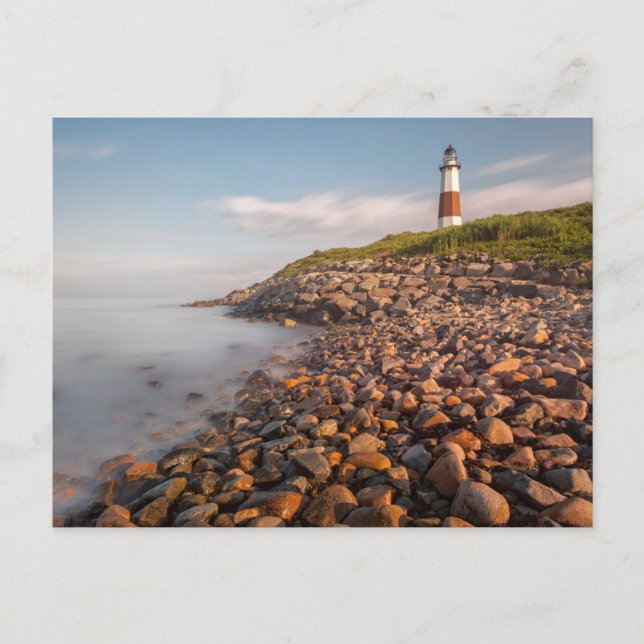 Lighthouses | Montauk Point Long Island Postcard (Front)