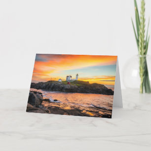 Lighthouses Nubble Lighthouse Maine Card