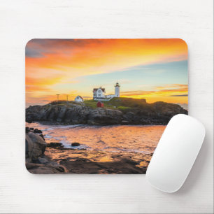 Lighthouses Nubble Lighthouse Maine Mouse Pad