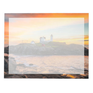 Lighthouses Nubble Lighthouse Maine Notepad