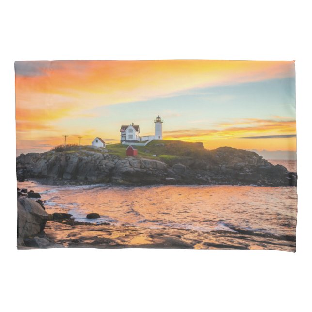 Lighthouses | Nubble Lighthouse Maine Pillowcase (Front)