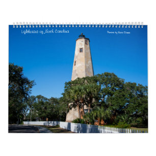 Lighthouses of North Carolina Calendar Large