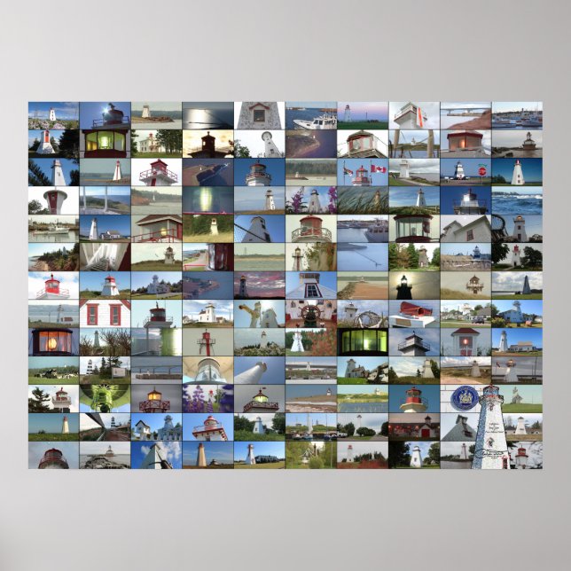 Lighthouses of Prince Edward Island Poster (Front)