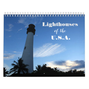 Lighthouses of the U.S.A. in Photographs Calendar