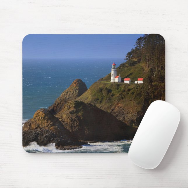 Lighthouses | Oregon Coast Lighthouse Mouse Pad (With Mouse)