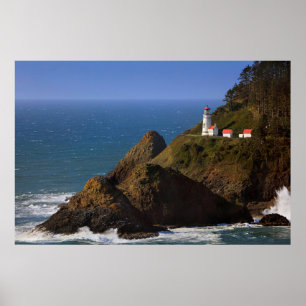 Lighthouses   Oregon Coast Lighthouse Poster