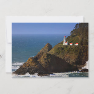 Lighthouses Oregon Coast Lighthouse Thank You Card