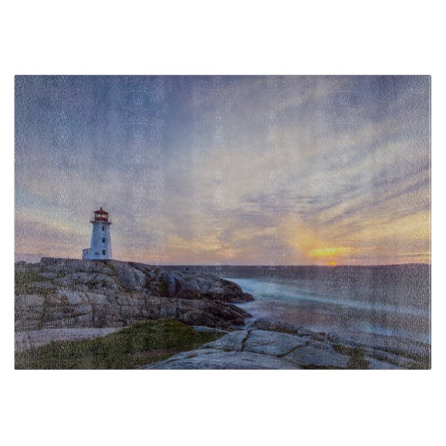 Lighthouses | Peggy's Cove Lighthouse Nova Scotia Cutting Board (Front)