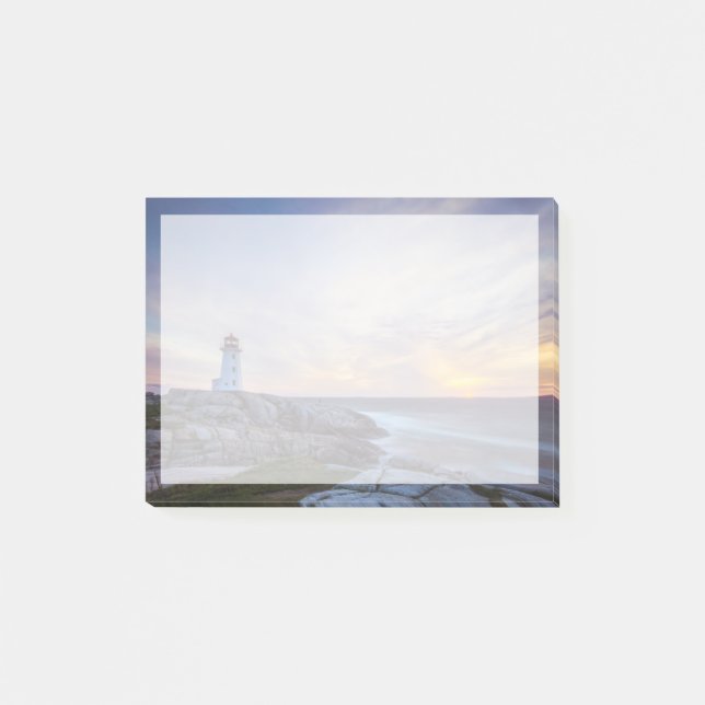 Lighthouses | Peggy's Cove Lighthouse Nova Scotia Post-it Notes (Front)