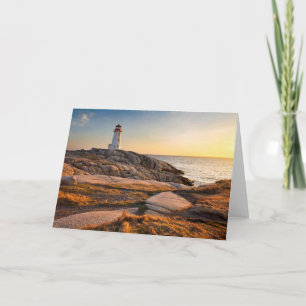 Lighthouses   Peggy's Cove Nova Scotia Card