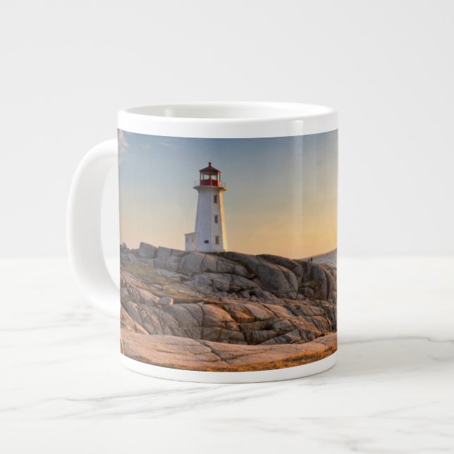 Lighthouses | Peggy's Cove Nova Scotia Large Coffee Mug (Front Left)