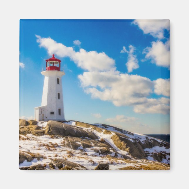 Lighthouses | Peggy's Cove Nova Scotia Magnet (Front)