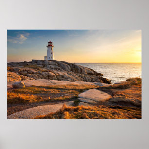 Lighthouses   Peggy's Cove Nova Scotia Poster