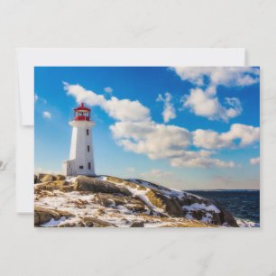 Lighthouses   Peggy's Cove Nova Scotia Thank You Card