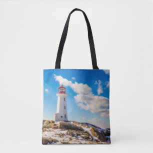 Lighthouses Peggy's Cove Nova Scotia Tote Bag