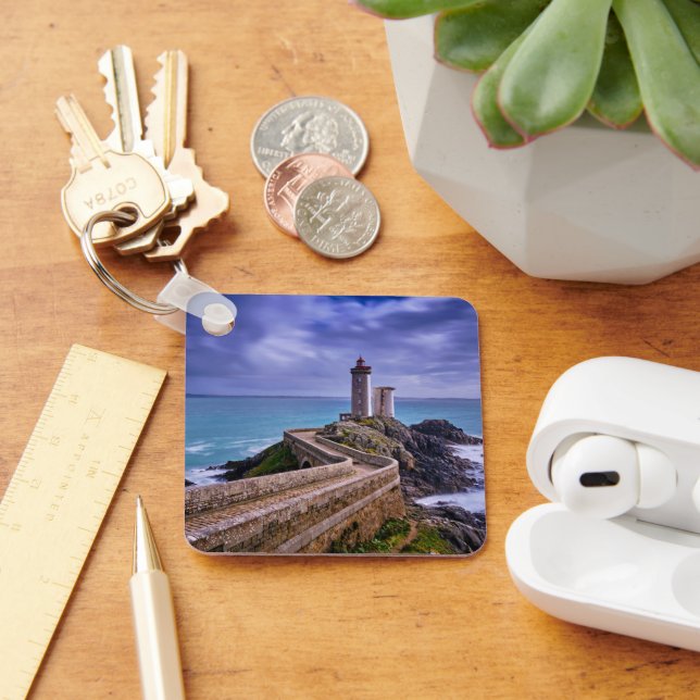Lighthouses | Petit Minou Lighthouse France Key Ring (Desk)