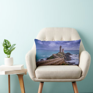 Lighthouses   Petit Minou Lighthouse France Lumbar Cushion