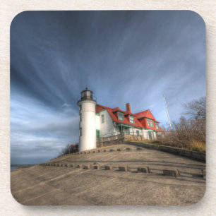 Lighthouses Point Betsie Lake Michigan Coaster